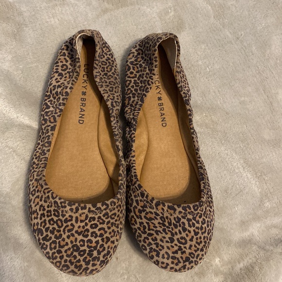 Lucky brand flats- leopard print - Picture 4 of 6